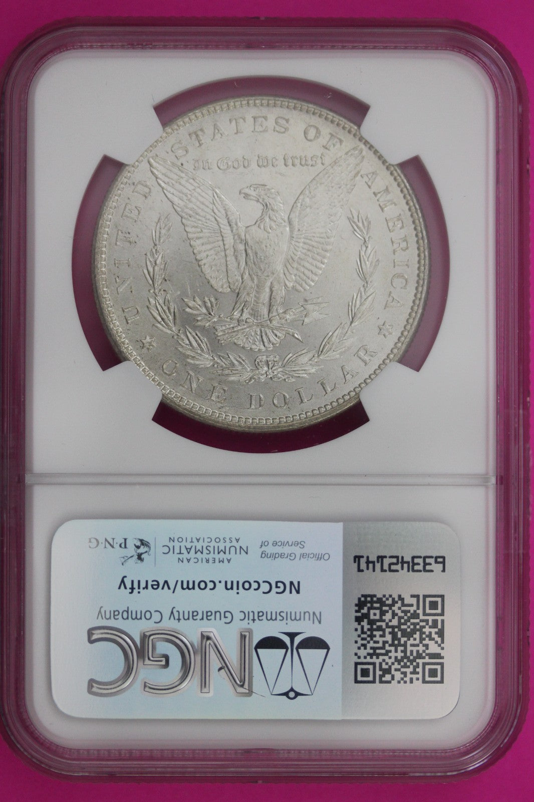 1888 P MS 63 Liberty Morgan Silver Dollar NGC Certified Graded Authentic 25