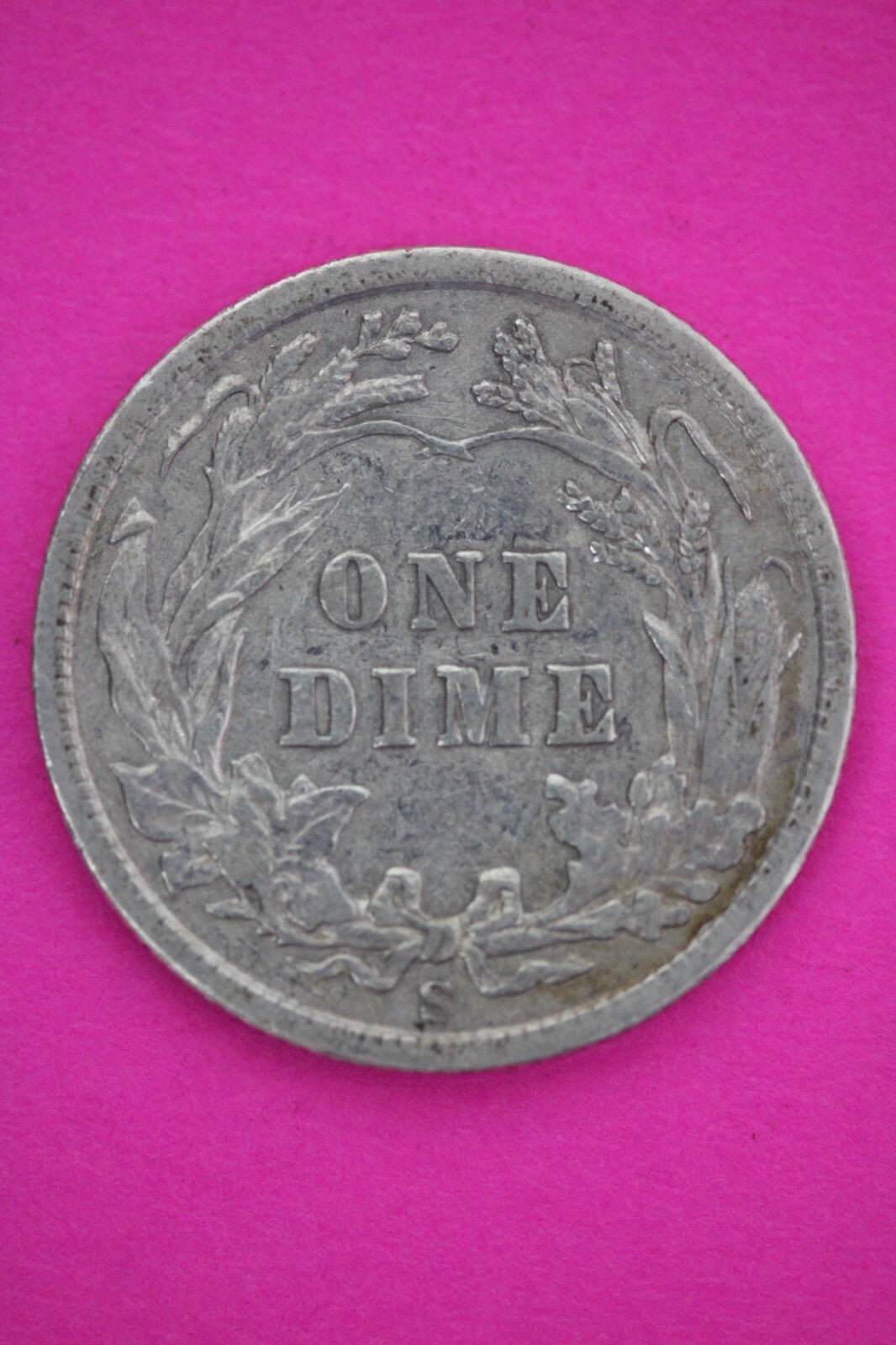 1907 S Barber Liberty Dime Scarce Semi Key Date Silver Coin San Francisco 43