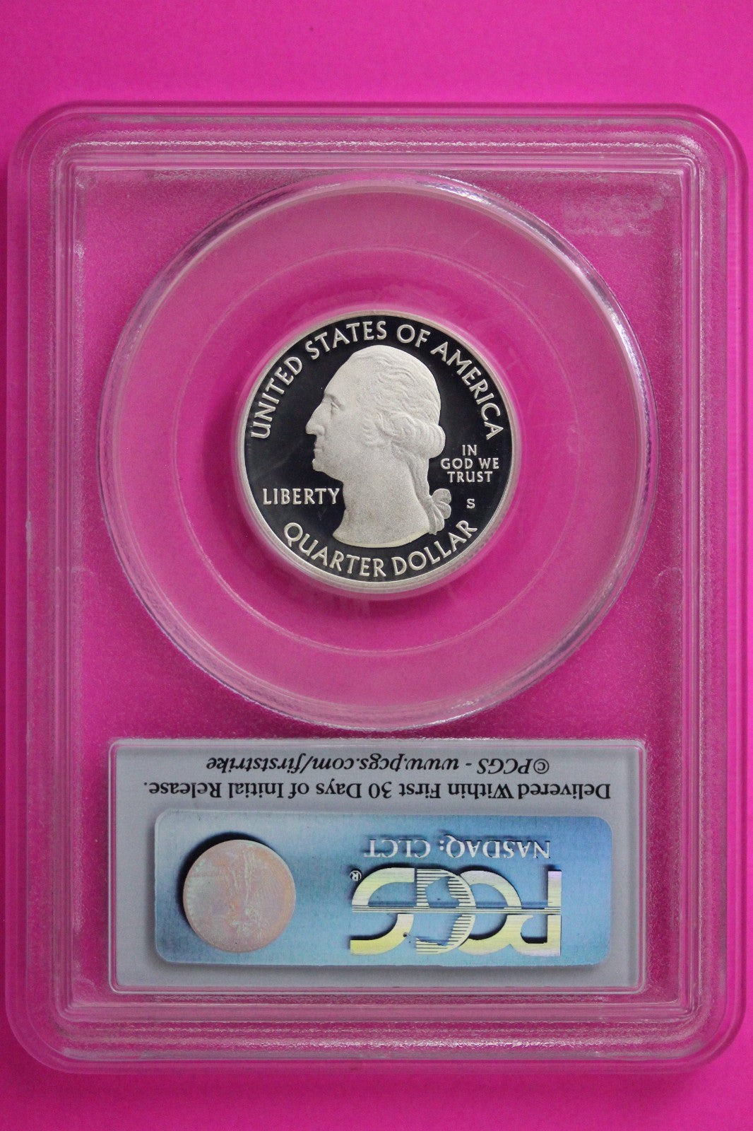 2010 S PR 70 Silver Quarter Hot Springs Park ATB PCGS Graded Certified Slab 330