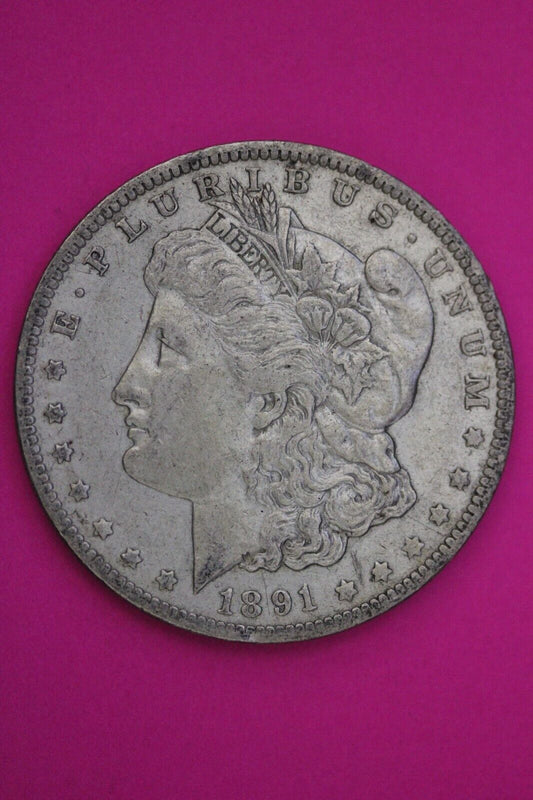 1891 O Morgan Silver Dollar Liberty Rare Key Date Coin New Orleans Mint 354