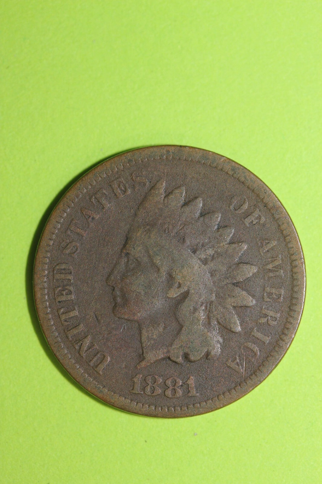 1881 Indian Head Cent Penny Exact Coin Shown Fast Combined Shipping OCE 81