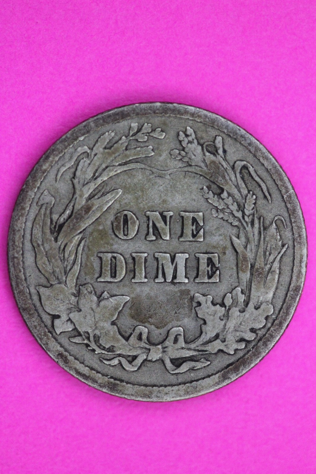 1914 P Barber Liberty Dime Scarce Semi Key Date Silver Coin Free Shipping 0075