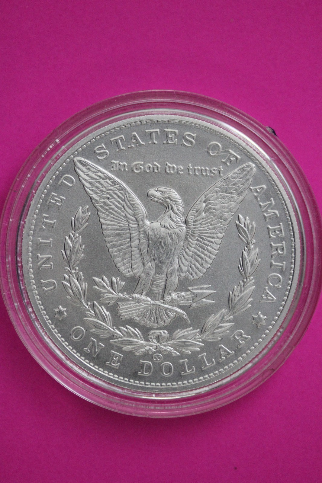 Gem Brilliant Uncirculated 2021 CC Morgan Silver Dollar .999 Mint Capsule C257