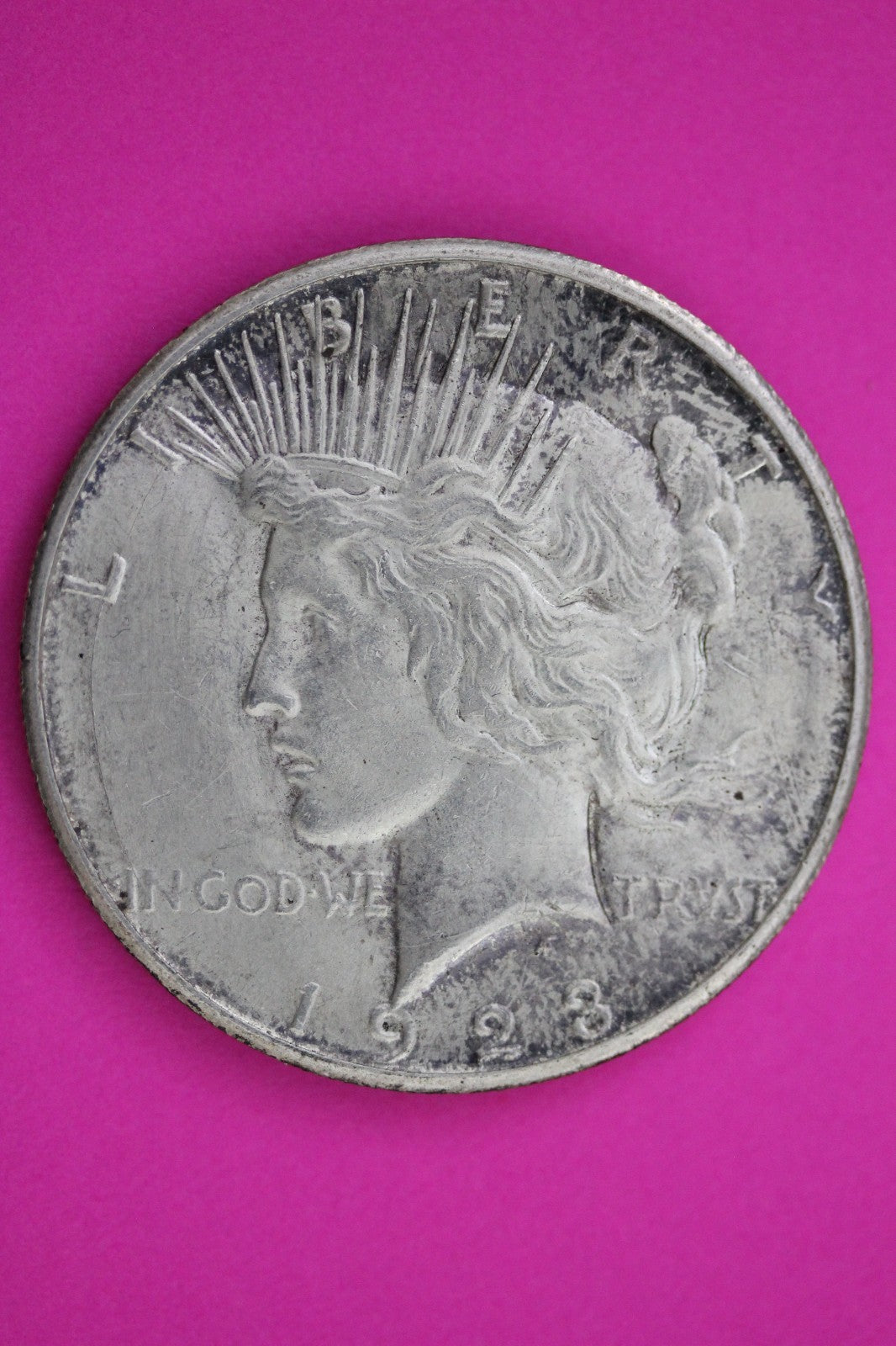 1923 S Peace Silver Dollar LIberty Coin Guaranteed Genuine American Seller 1989