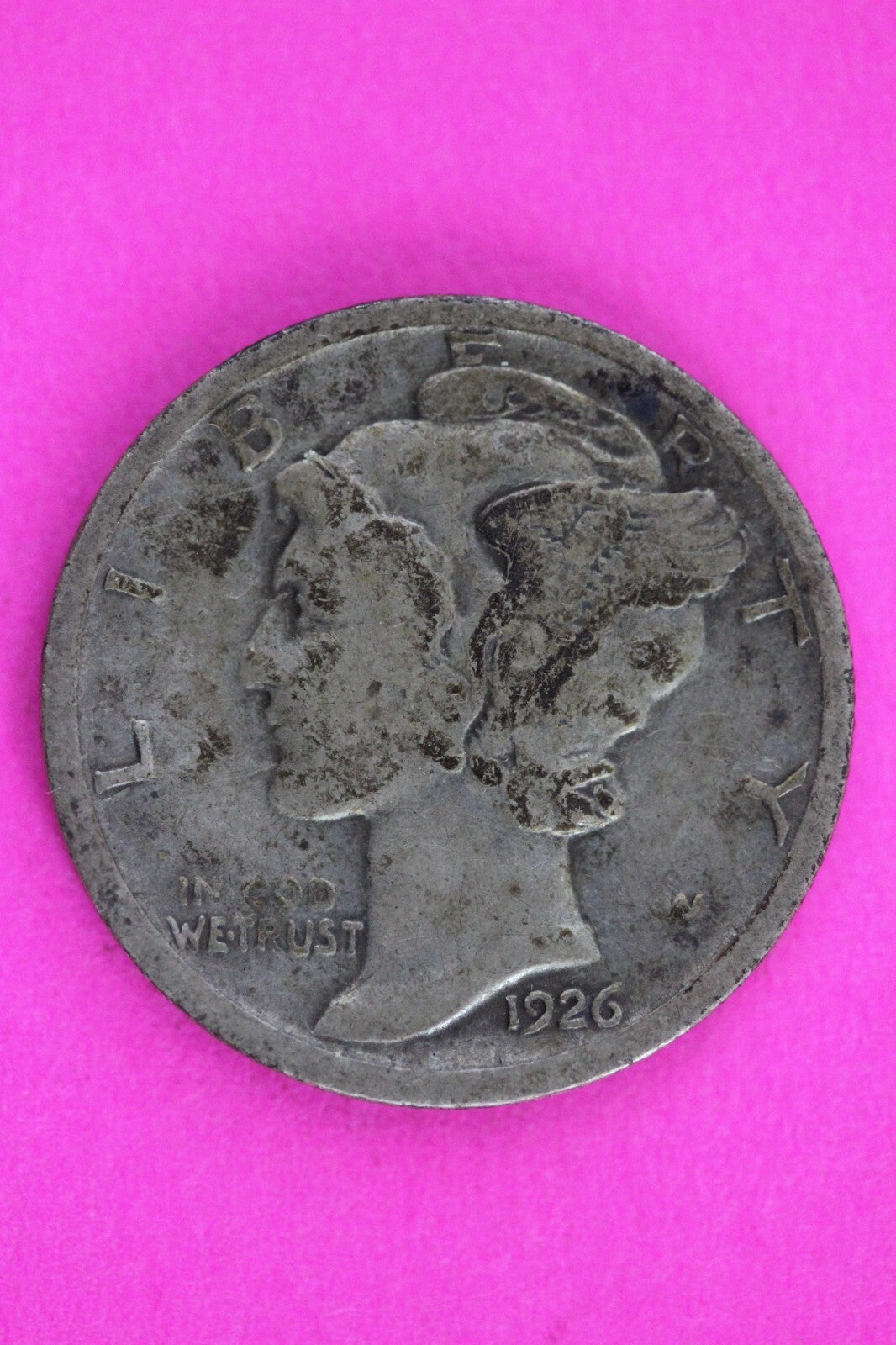 1926 S Mercury Winged Liberty Dime Silver You Get Same Coin In Pics 39