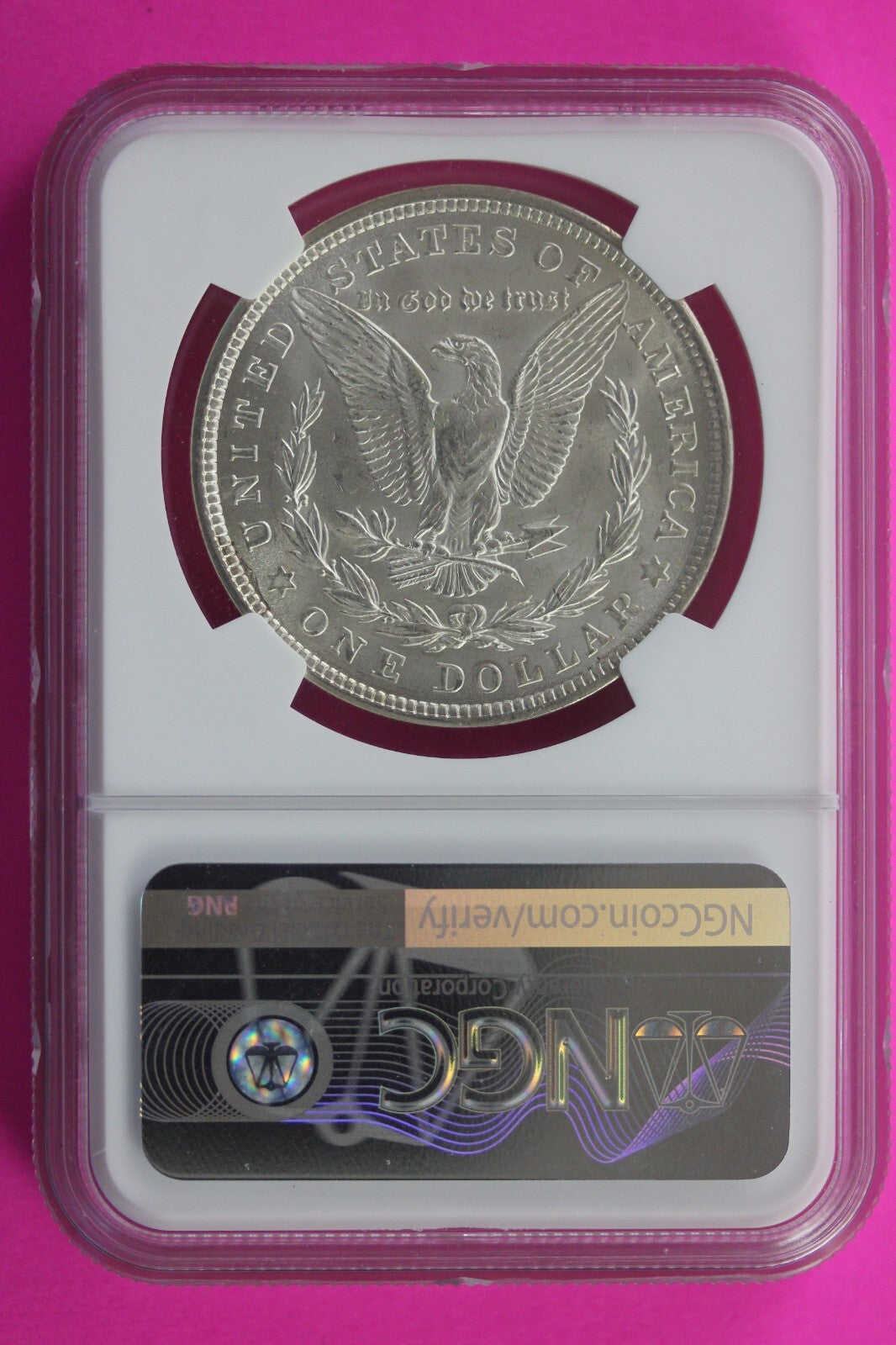 Wayne Miller Signature 1921 P MS 63 Liberty Morgan Silver Dollar NGC 105