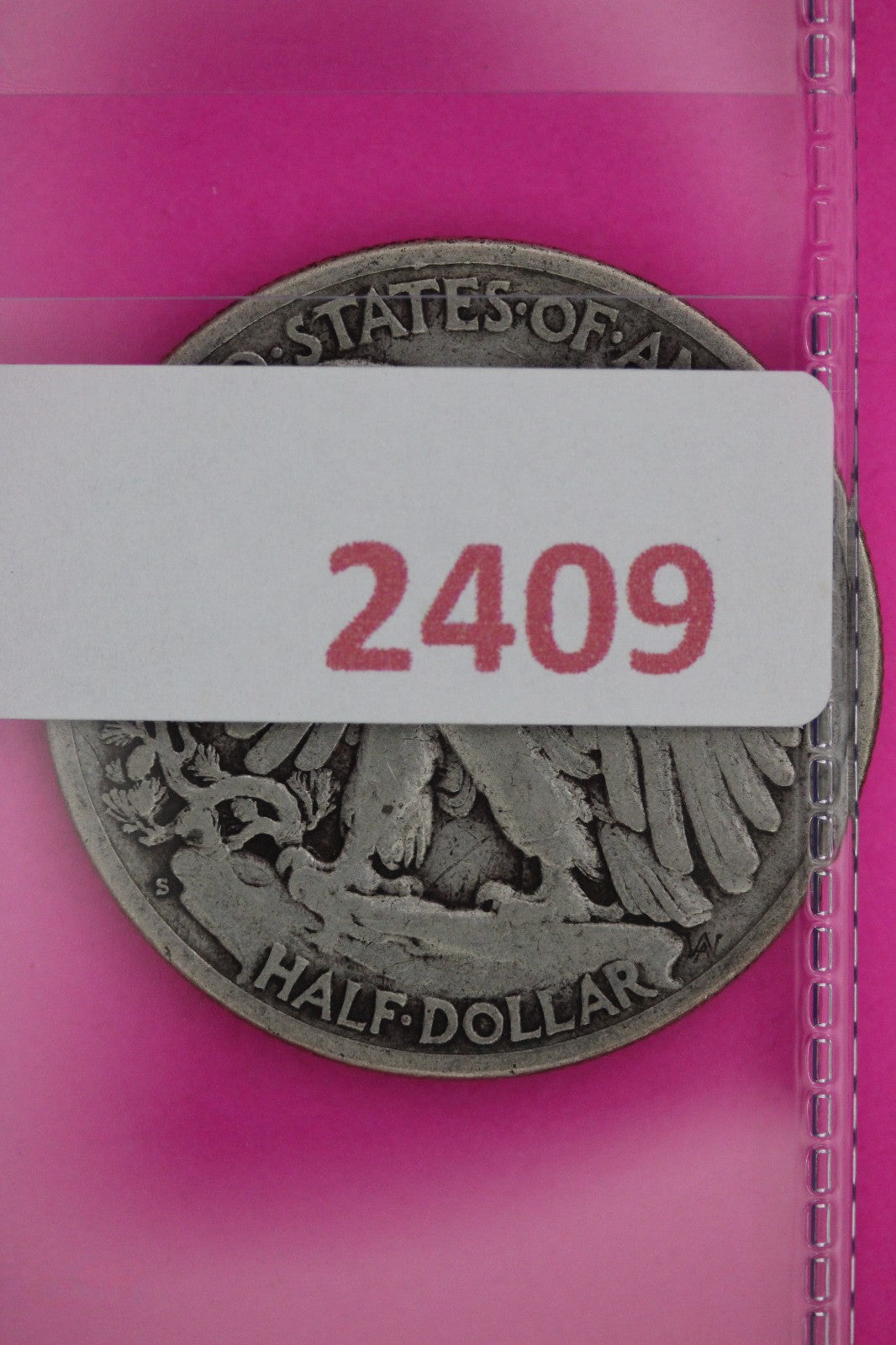 1927 S Walking Liberty Walker Half Dollar Coin Guaranteed Authentic Genuine 2409