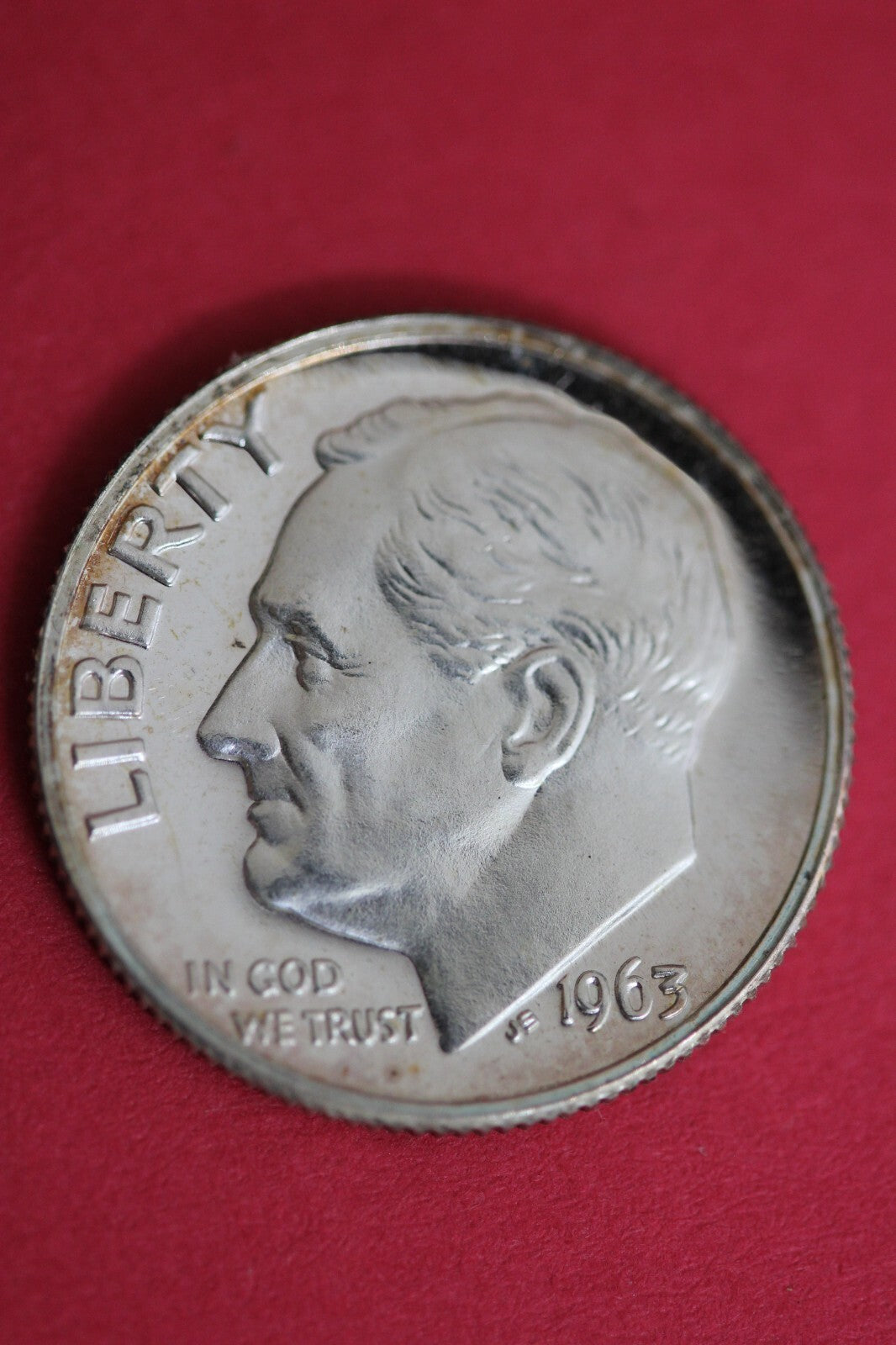 1963 Silver Proof Roosevelt Dime Exact Coin Shown Fast Shipping OCE 122