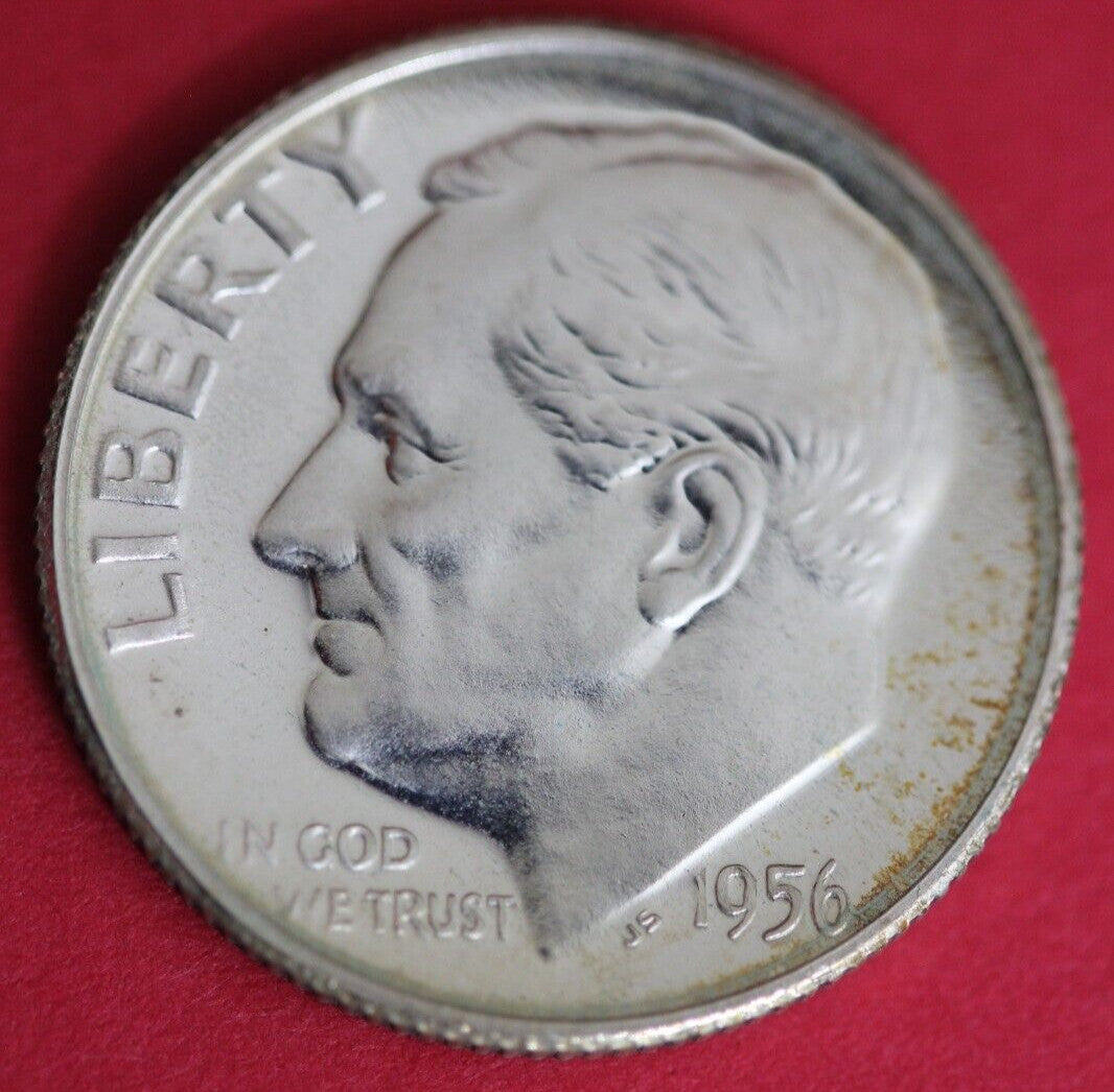 1956 Silver Proof Roosevelt Dime Exact Coin Shown  33