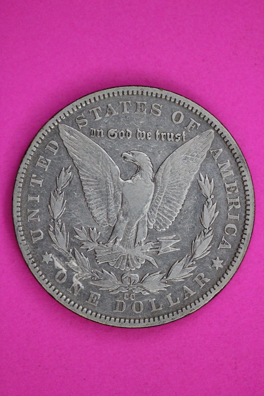 1891 CC Morgan Lady Liberty Silver Dollar Guaranteed Authentic & Genuine 1755