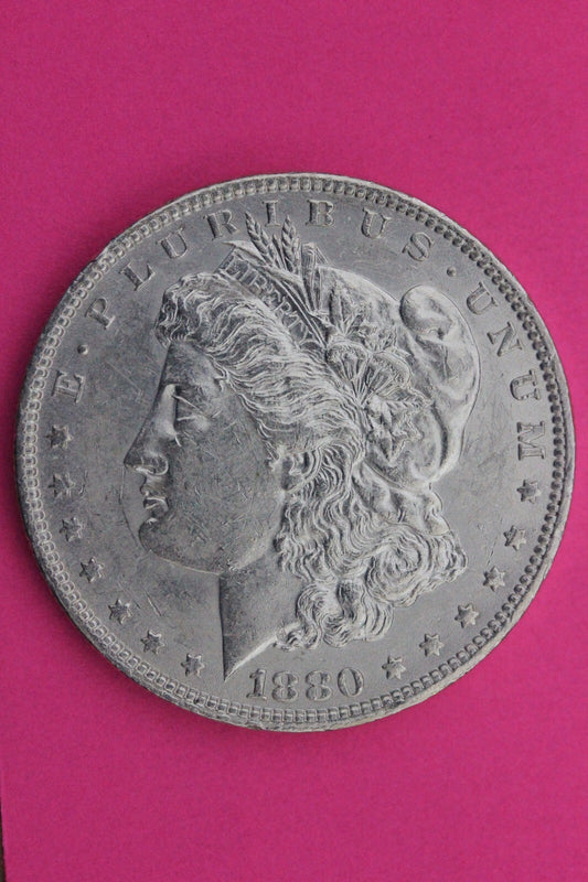 High Grade 1880 O Morgan Lady Liberty Rare Date Silver Dollar Authentic 0278N