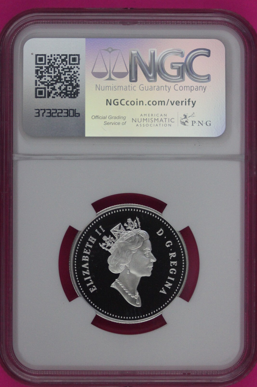 1997 PF 69 Ultra Cameo Canada Canadian Eskimo Dog Silver 50c NGC Slab 1051