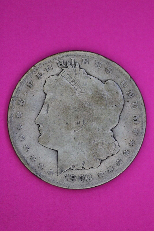 1903 Micro S Morgan Liberty Silver Dollar Key Date San Francisco Mint Coin 163