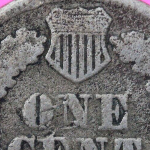 1863 Copper Nickel Indian Head Cent Penny Exact Early Type Coin Pictured 79