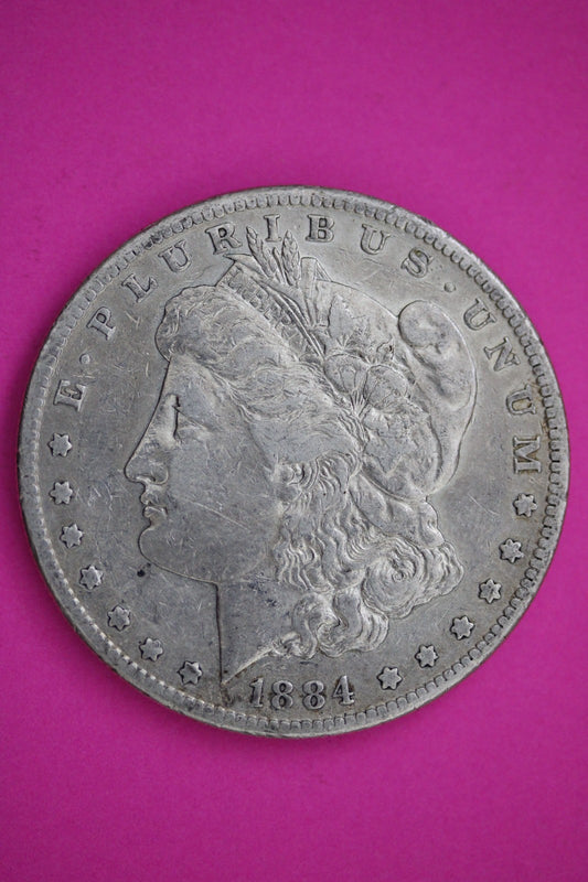 1884 S Morgan Silver Dollar Coin Guaranteed Authentic Coin American Seller 2511