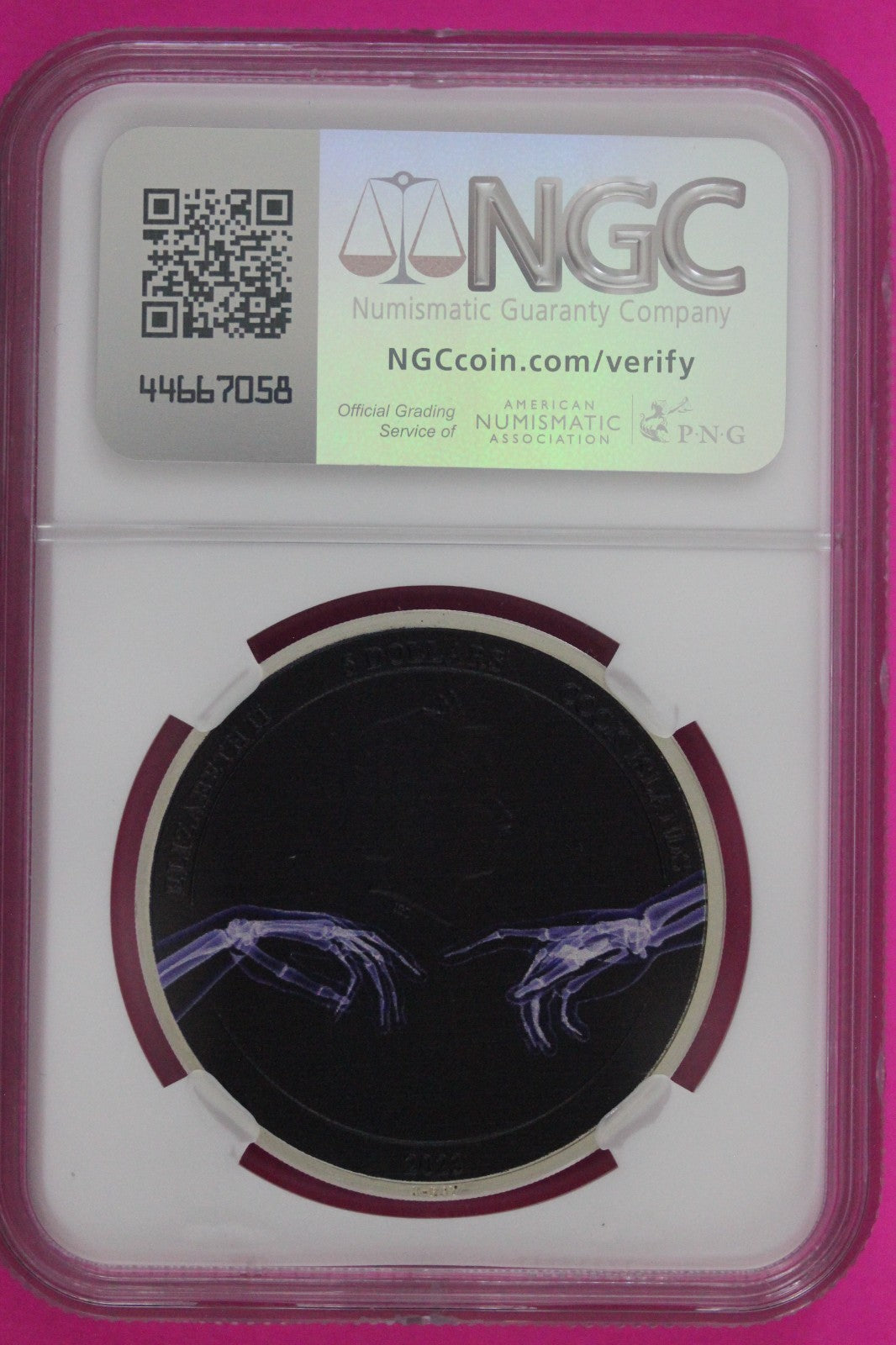 Top Pop 2023 PF 70 X-Ray Creation of Adam Cook Islands Silver $5 Coin NGC 102