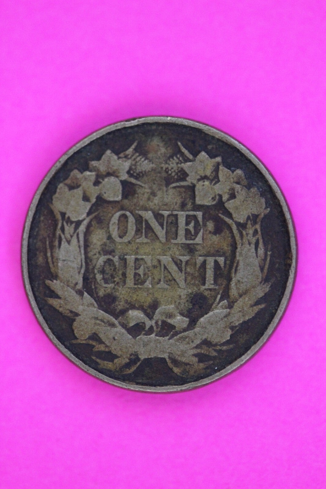 1857 Flying Eagle Cent Penny Exact Scarce Early Tpe Coin In The Pictures 110