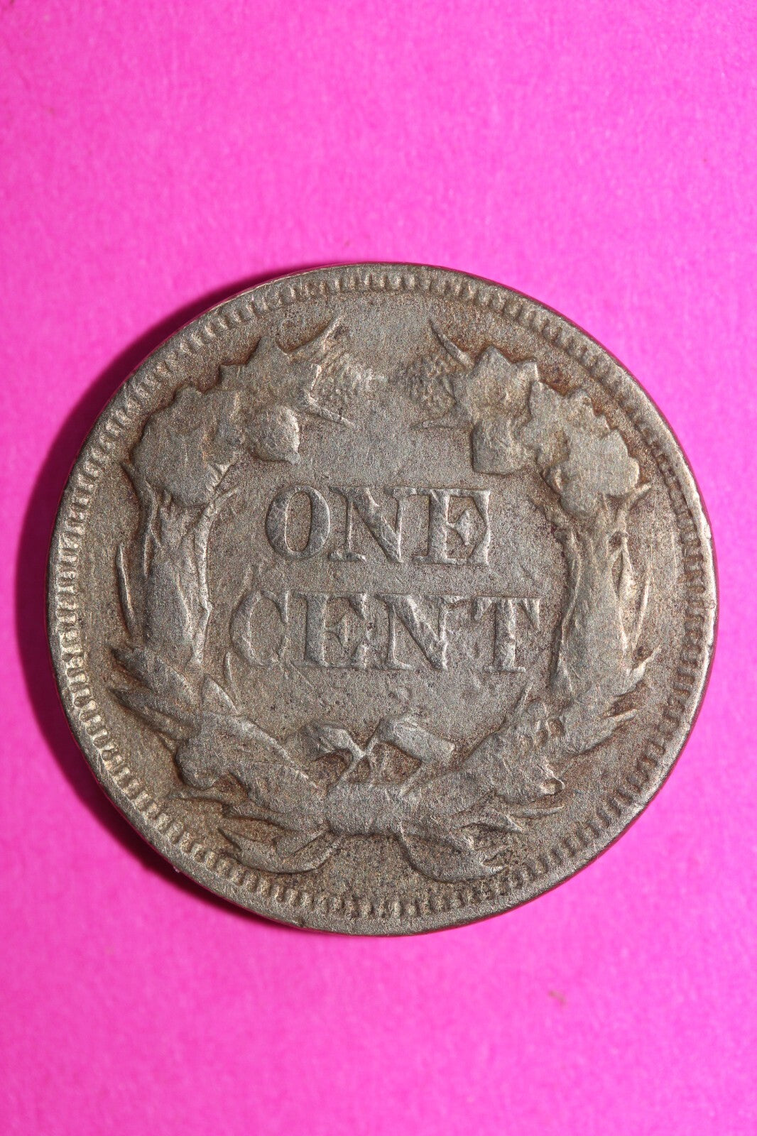 1857 Flying Eagle Cent Penny Exact Scarce Early Type Coin as Pictured 53