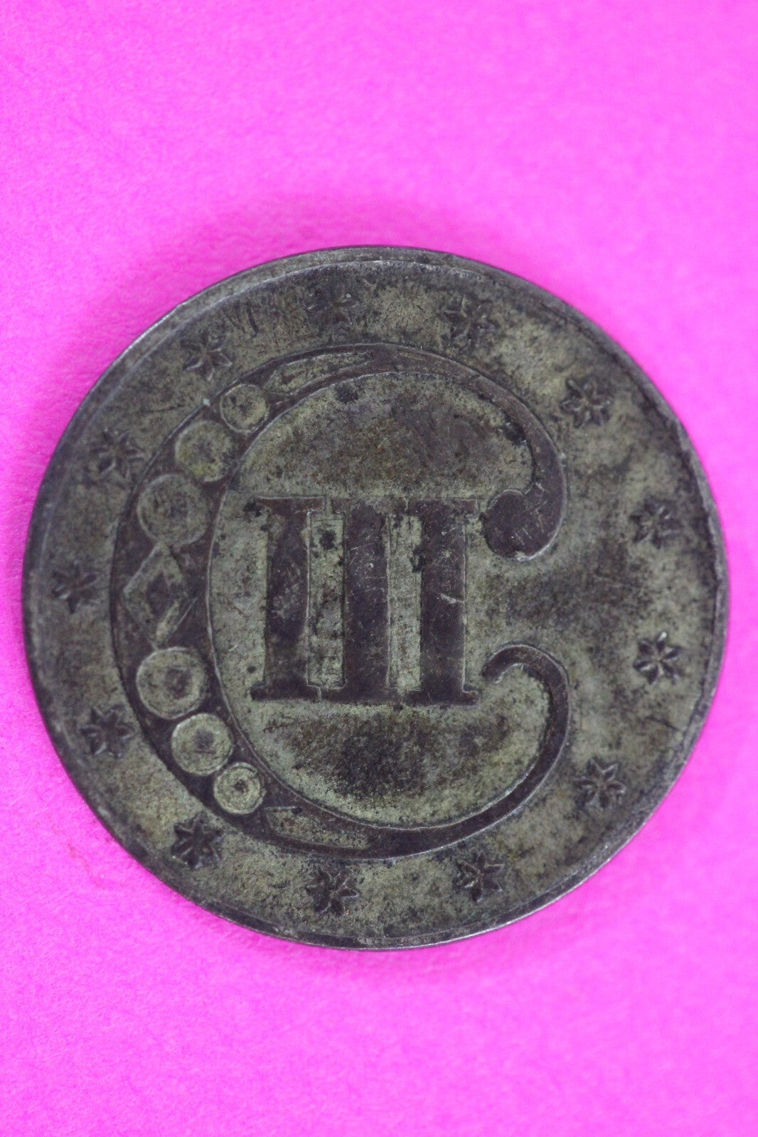 1852 Trime 3 Three Cent Silver Dime Exact Coin Shown In Pics Semi Key Date 120