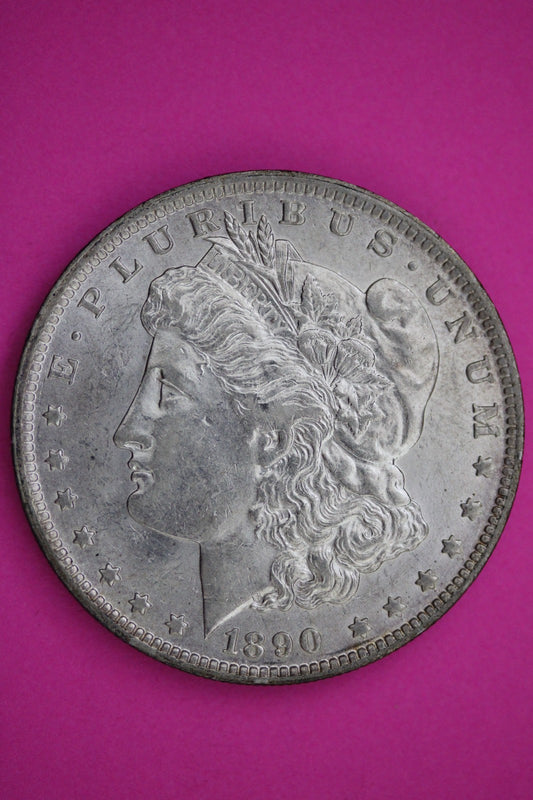 High Grade 1890 O Morgan Lady Liberty Rare Date Silver Dollar Authentic 2497