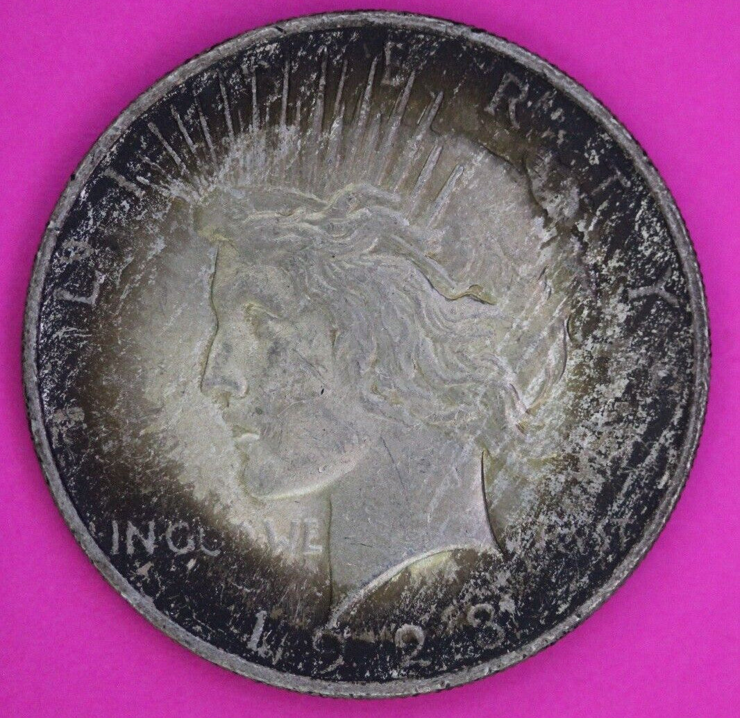 Tone High Grade 1923 P Liberty Peace Silver Dollar Philadelphia Mint Coin 228