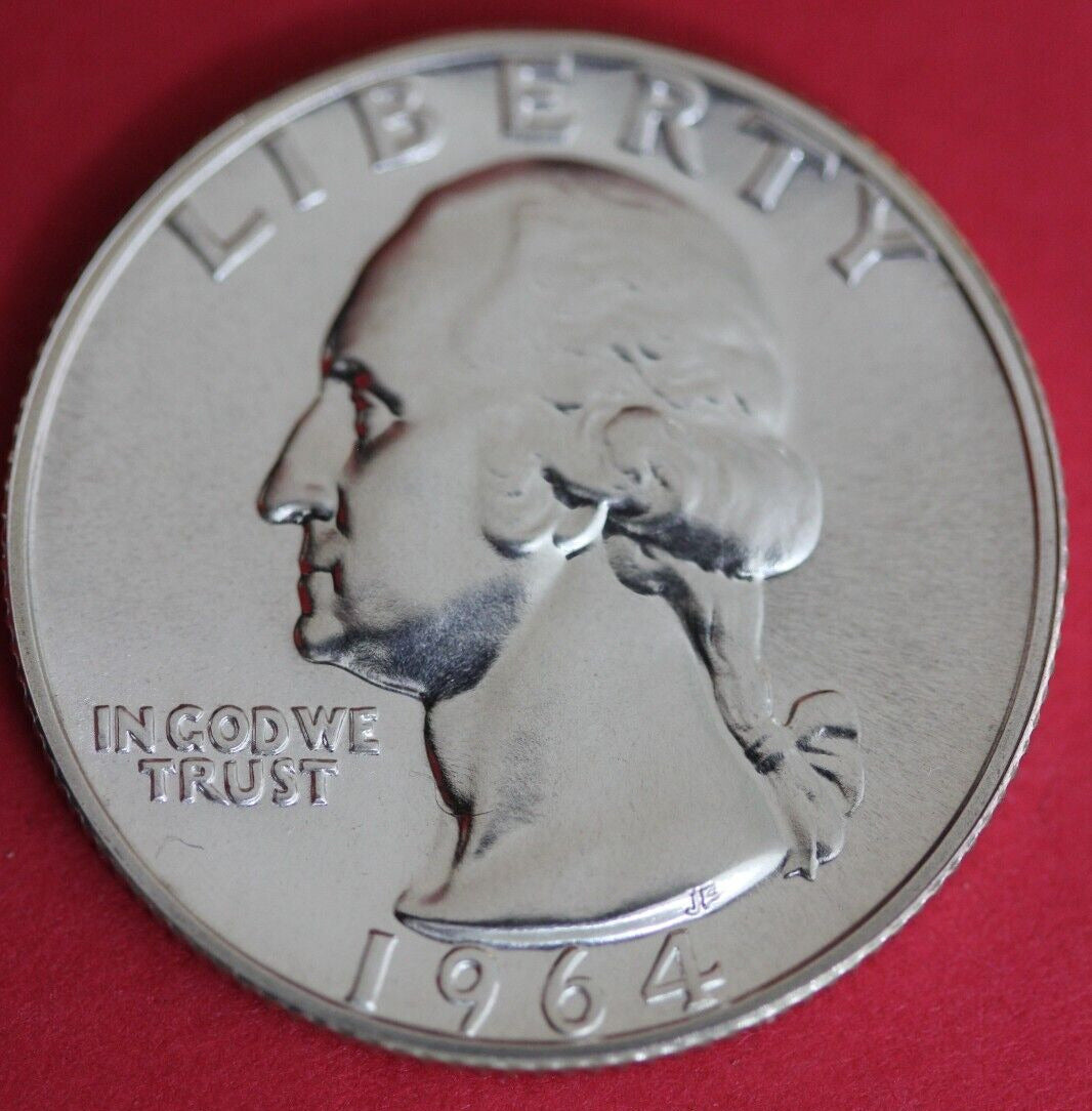 1964 Proof George Washington Quarter Exact Coin Shown  72