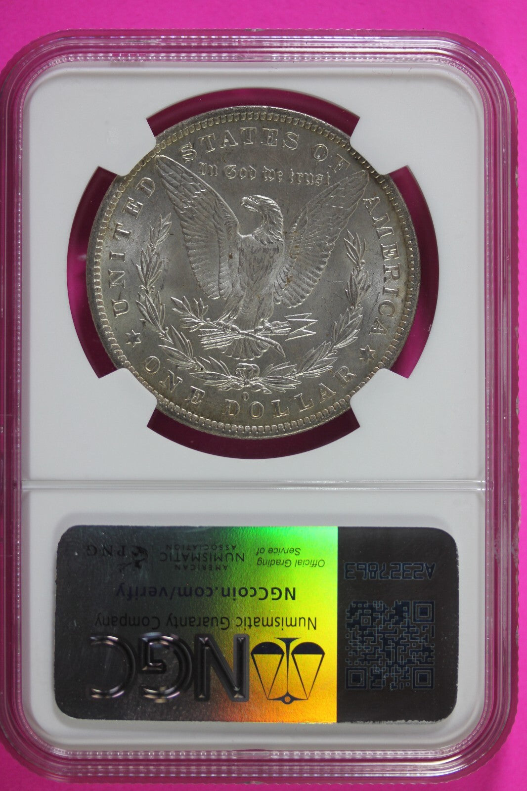 1884 O MS 64 Liberty Morgan Silver Dollar NGC Certified Graded Authentic 656