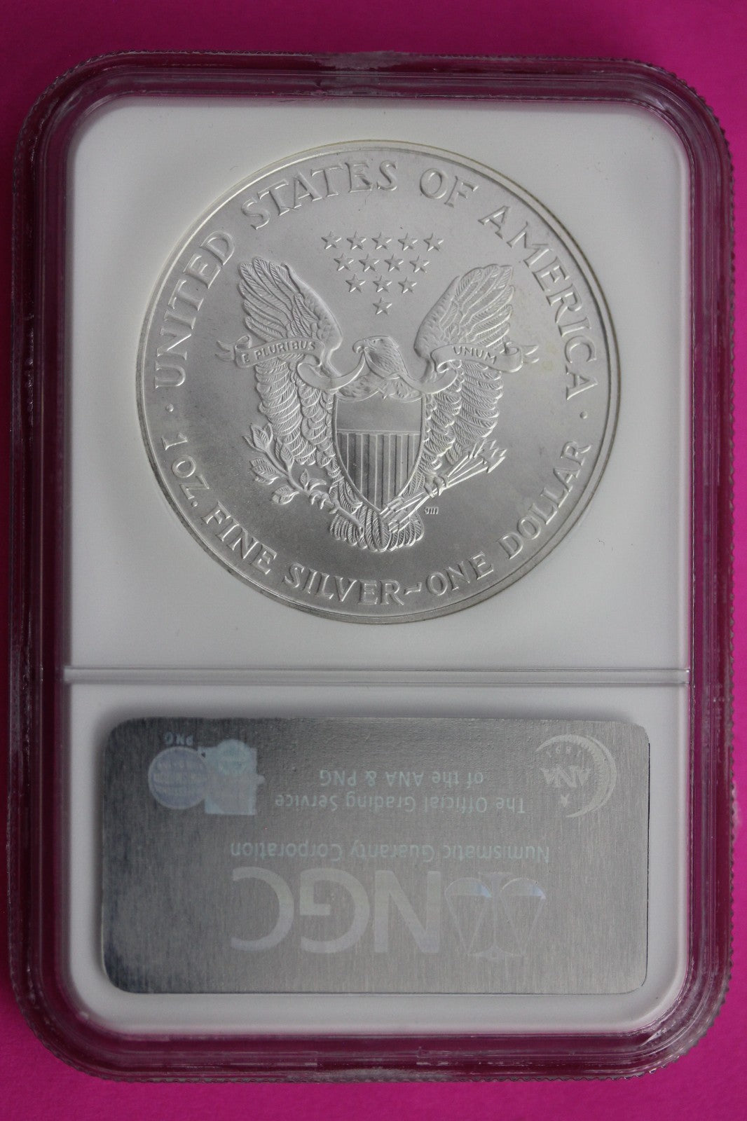 1995 MS 69 Silver Eagle 1 OZ .999 Silver NGC Certified Authentic Graded 677