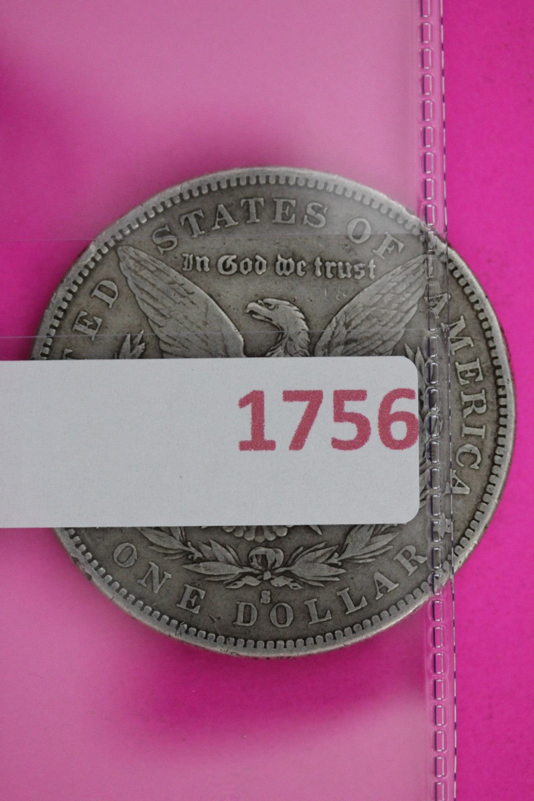 1884 S Morgan Lady Liberty Silver Dollar Guaranteed Authentic & Genuine 1756