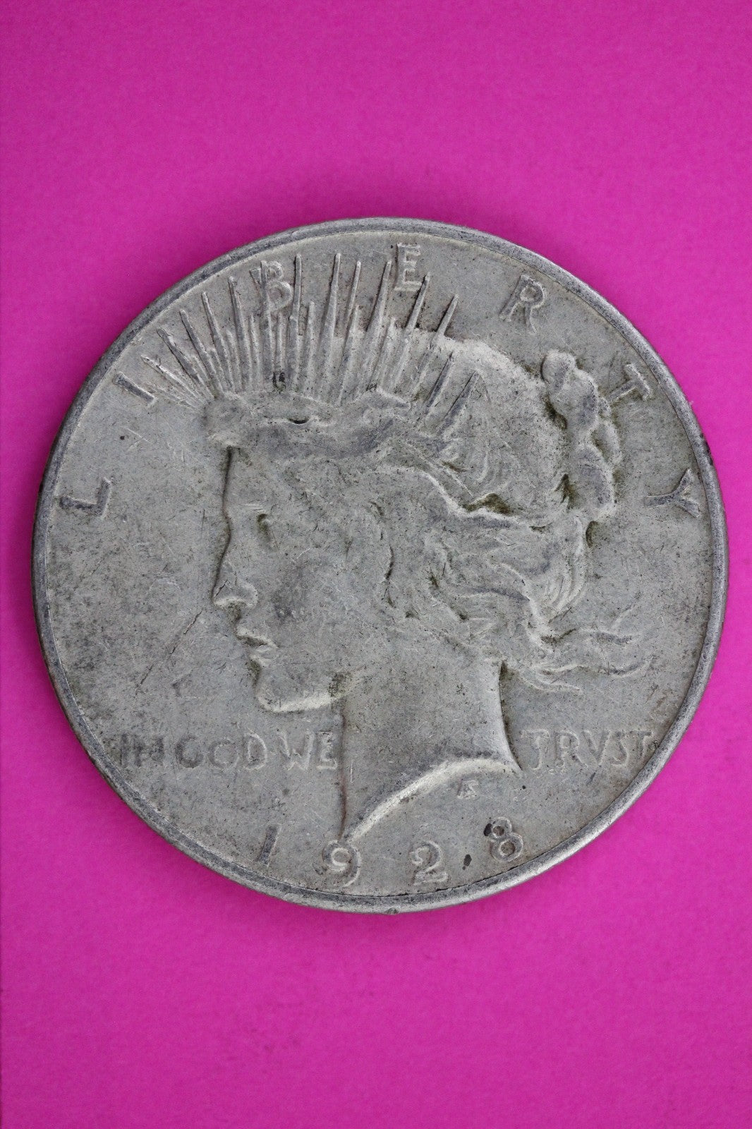 1928 S Peace Lady Liberty Semi Key Date Silver Dollar Guaranteed Authentic 1776