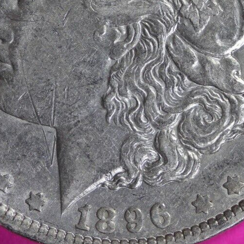 High Grade 1896 O Morgan Liberty Silver Dollar Key Date Coin New Orleans 47