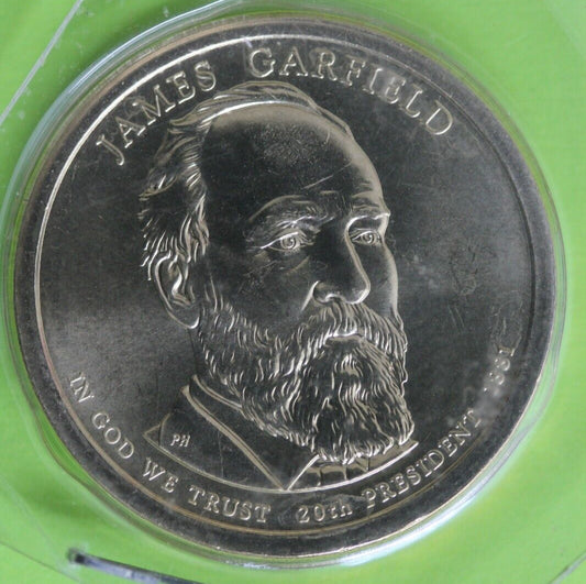 Gem BU 2011 D James Garfield Presidential Dollar In Mint Cello Exact Coin TOM 19