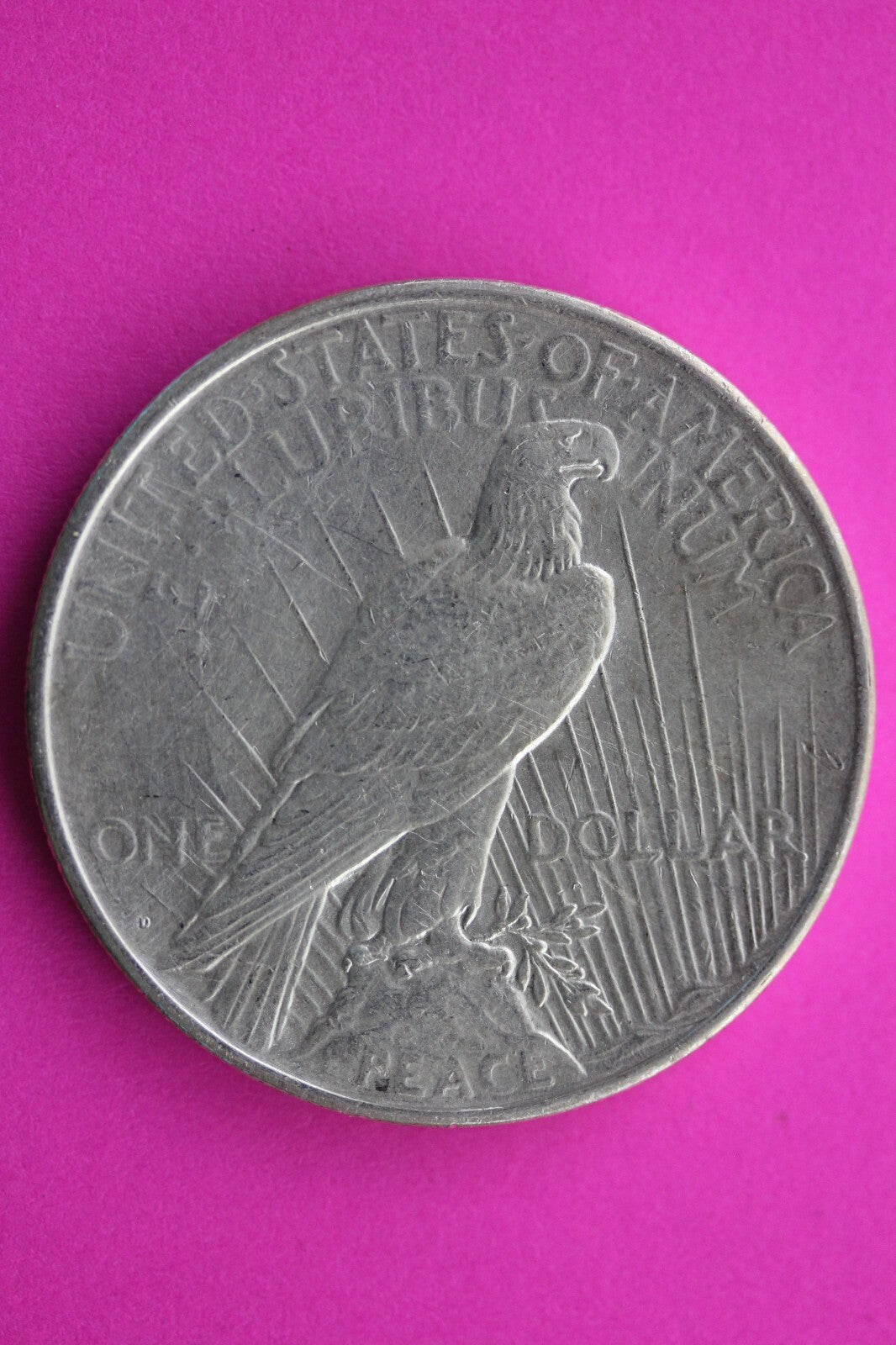 High Grade 1926 D Peace Silver Dollar LIberty Coin Guaranteed Authentic 0354N