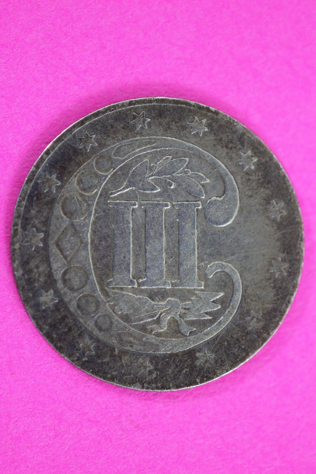 1856 Trime 3 Three Cent Silver Dime Exact Coin Shown In Pics Semi Key Date 77