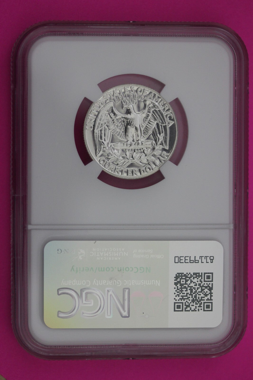 1959 PF 68 Proof Washington Silver Quarter NGC Certified Graded Authentic 280