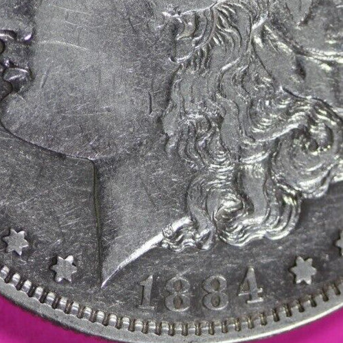 High Grade 1884 S Morgan Liberty Silver Dollar Rare Key Date San Francisco 126