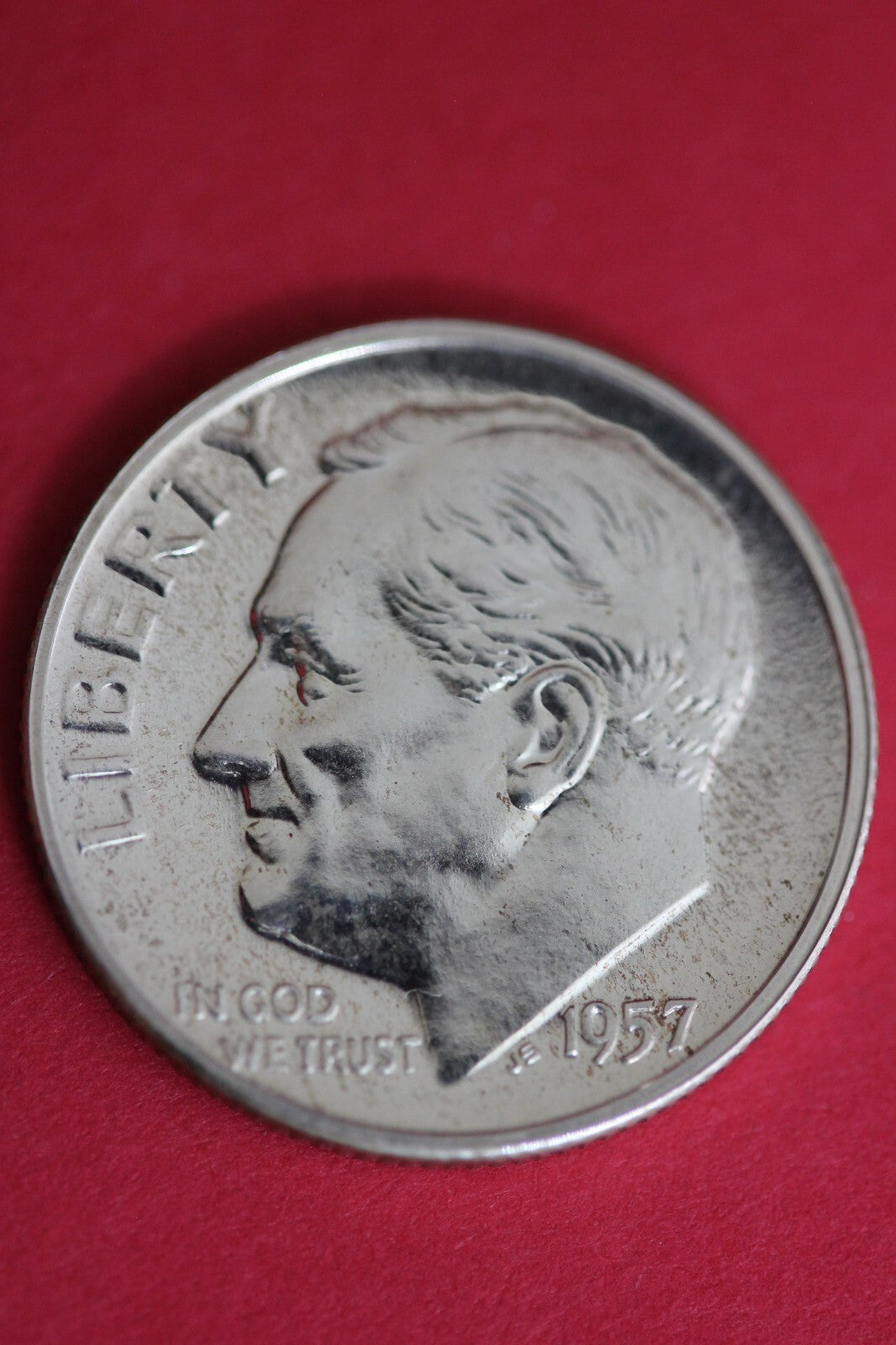 1957 Silver Proof Roosevelt Dime Exact Coin Shown Fast Shipping OCE 49