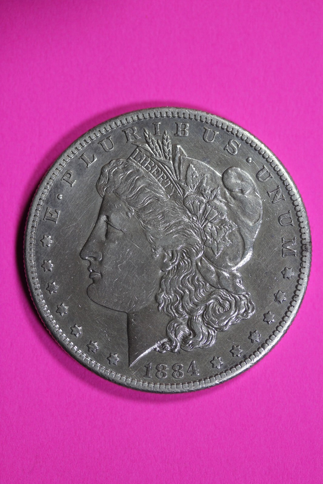 High Grade 1884 S Morgan Liberty Silver Dollar Key Date Coin San Francisco 206