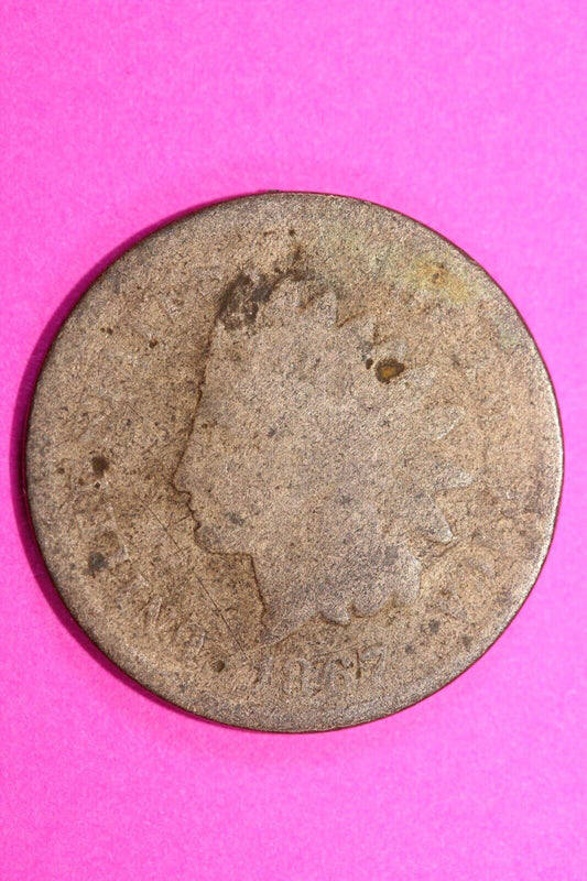 1867 Indian Head Cent Penny Scarce Early Type Coin Exact Coin Pictured 187