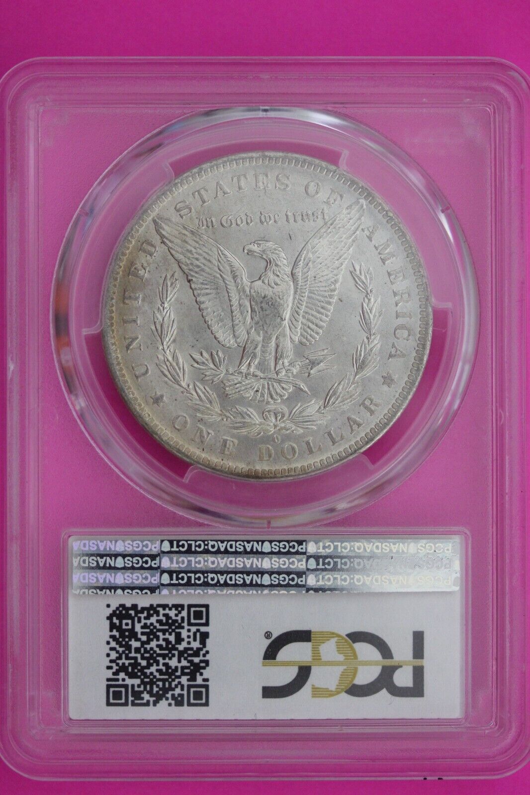 1883 O MS 63 Liberty Morgan Silver Dollar PCGS Certified Authentic Slab 858