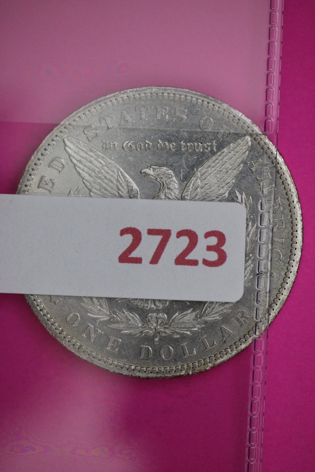 1887 S Morgan Lady Liberty Silver Dollar Guaranteed Authentic & Genuine 2723