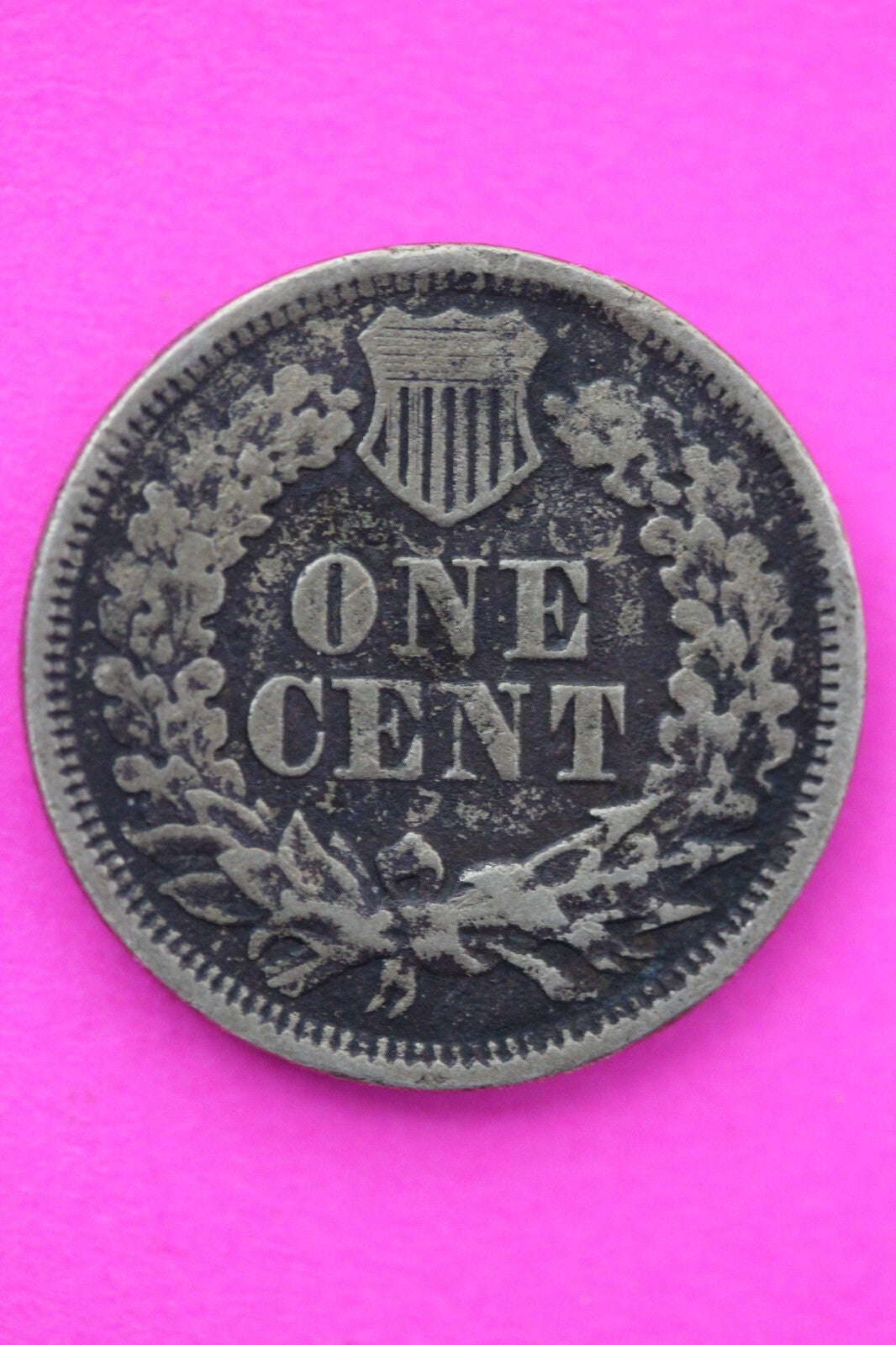 1862 Copper Nickel Indian Head Cent Penny Early Type Coin Exact Coin Pictured 53