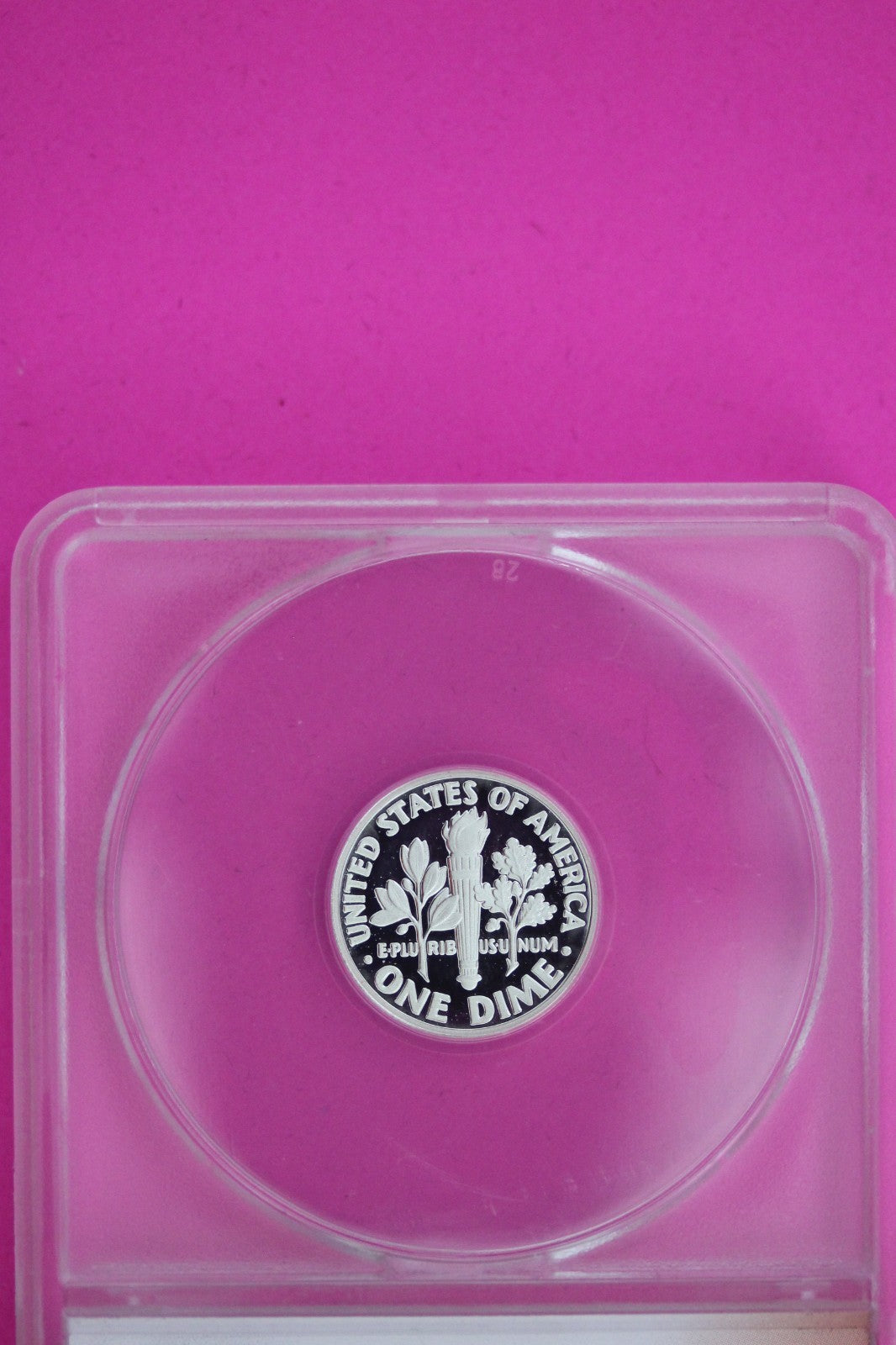 2014 S PR 70 Roosevelt Silver Dime Deep Cameo ANACS Certified Graded Slab 1251