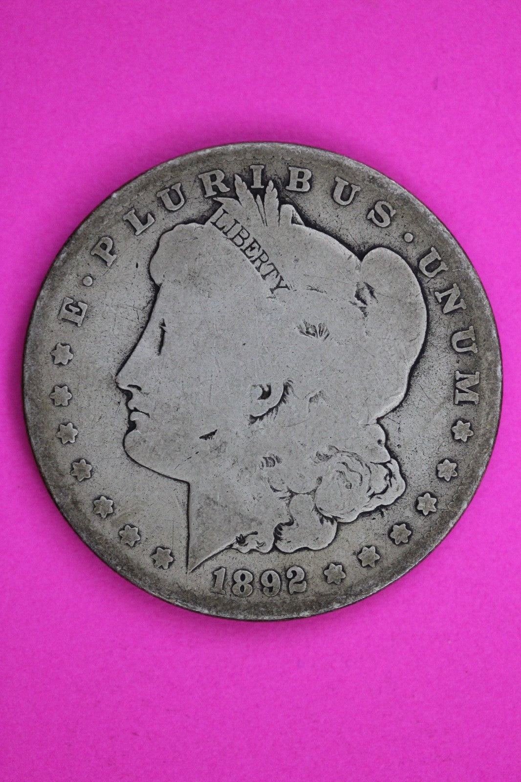 1892 S Morgan Lady Liberty Silver Dollar Guaranteed Authentic & Genuine 1741