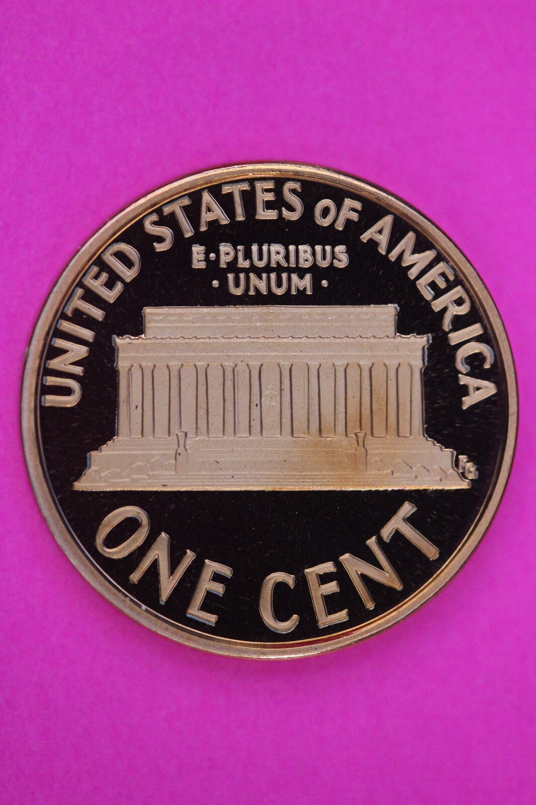 Gem Proof 2007 S Ultra Deep Cameo Lincoln Memorial Cent Same Coin In Pics TOM13