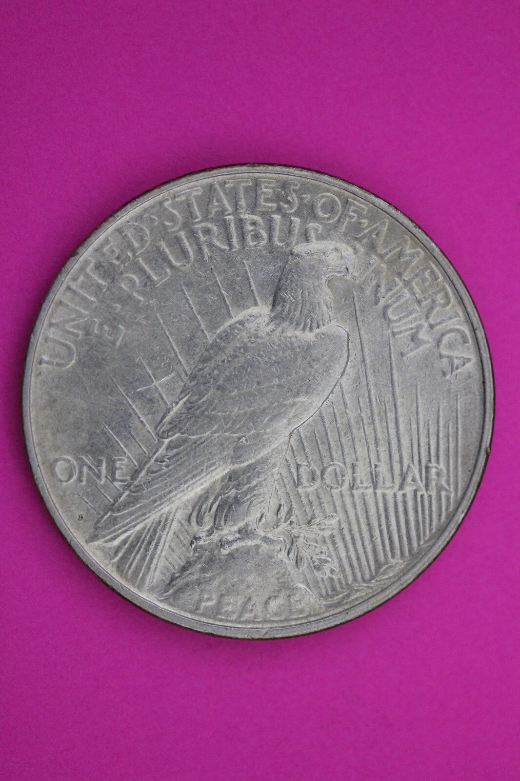 High Grade 1927 D Peace Silver Dollar LIberty Coin Guaranteed Authentic 0295N