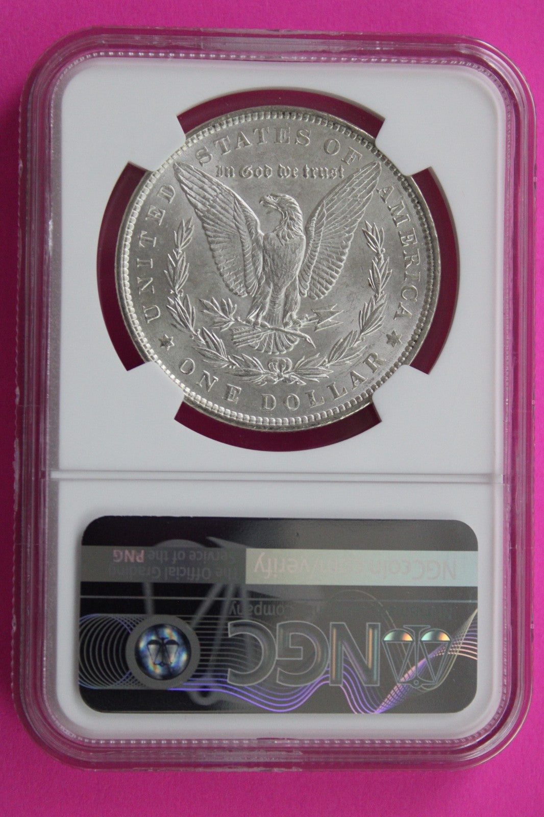1890 P MS 63 Liberty Morgan Silver Dollar NGC Certified Graded Authentic 829