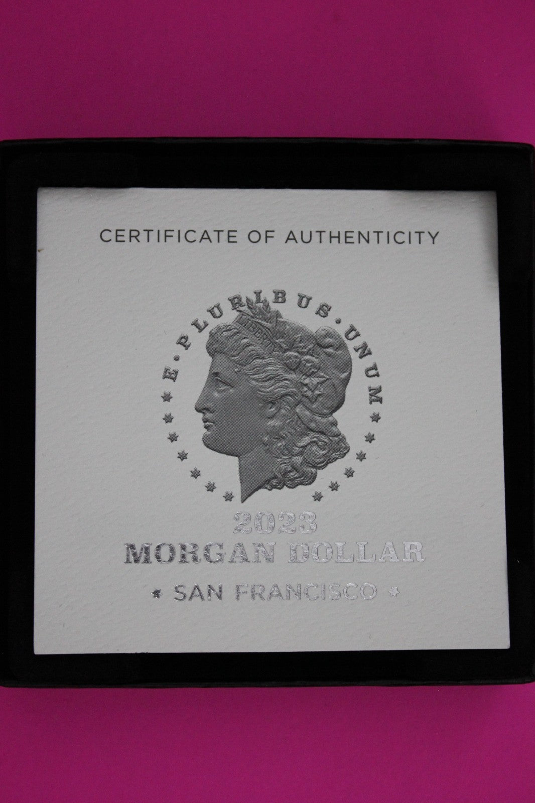 Gem Deep Cameo Proof 2023 S Morgan Silver Dollar .999 Mint Box COA 6033