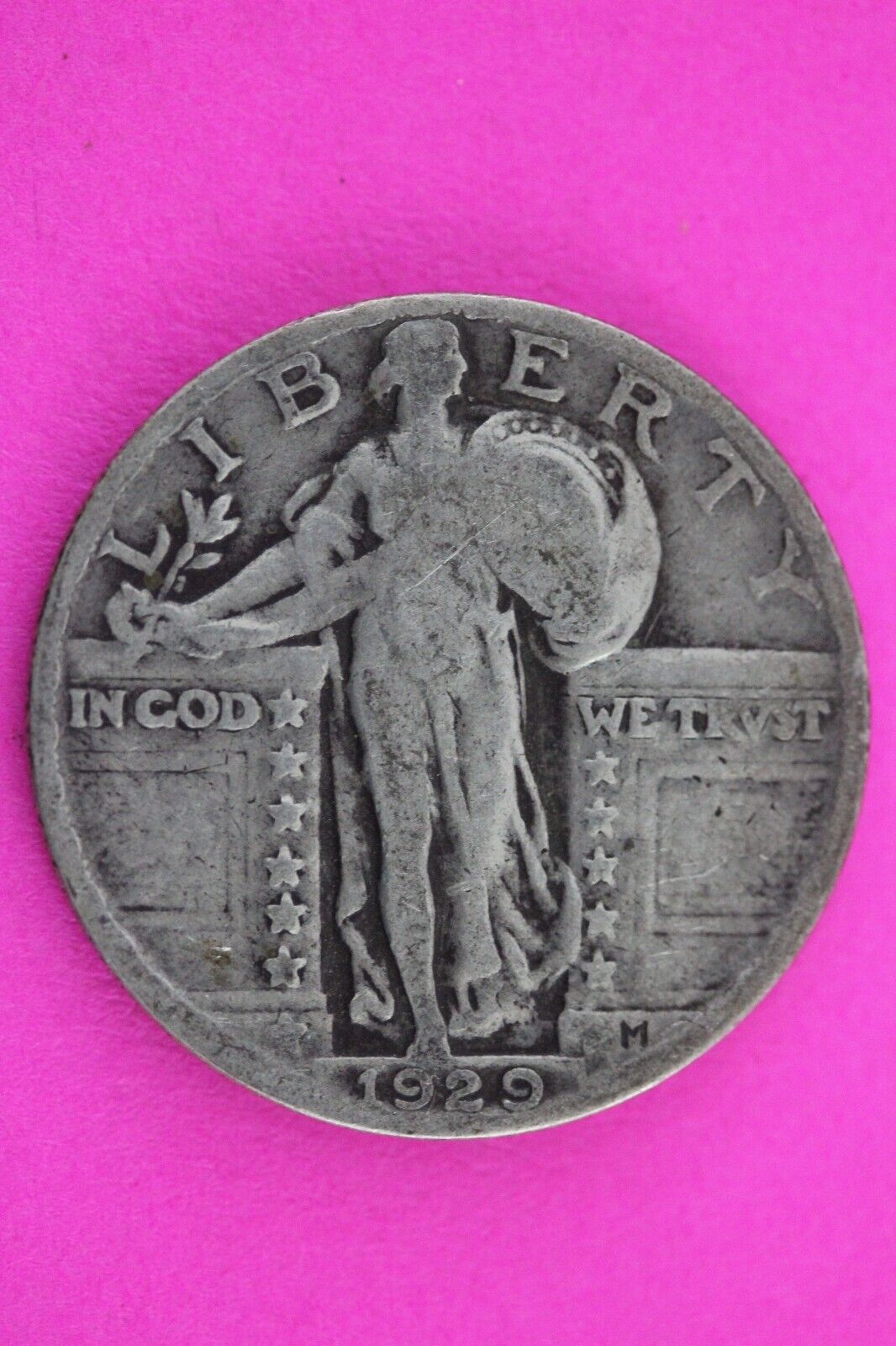 Full Date 1929 P Standing Liberty Silver Quarter You Get The Coin In Pic TOM 123