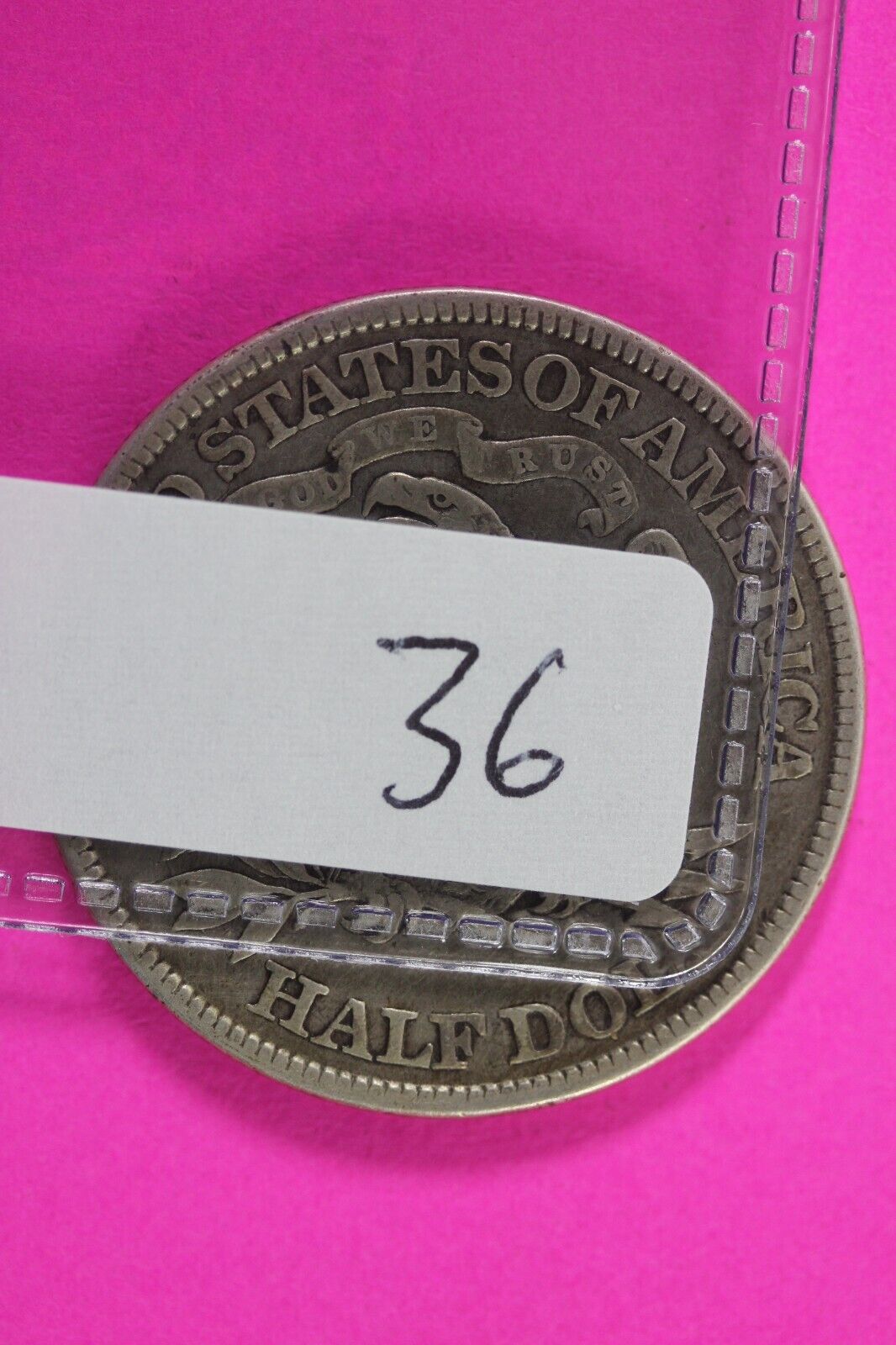 1876 P Seated Liberty Half Dollar Silver Semi Key Date Same Coin  In Pics 36